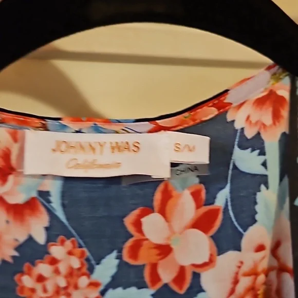 Johnny Was Japer Lace Up Maxi Kaftan Dress In Multi S/M - Picture 11 of 13